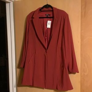 Torrid red oversized jacket